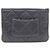 Clutch Chanel 19 Medium in pelle nera Nero - vista 3