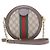Gucci Borsa a tracolla e spalla Mini GG Round Chain Marrone - vista 3