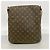 Borsa a tracolla Louis Vuitton Monogram Musette Marrone - vista 11