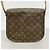 Borsa a tracolla Louis Vuitton Monogram Saint Cloud GM Marrone - vista 10