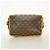Borsa a tracolla Louis Vuitton Monogram Gibeciere MM Marrone - vista 11