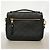 Borsa Louis Vuitton Monogram Empreinte Pochette Metis MM Nero - vista 9