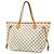 Borsa Tote Louis Vuitton Damier Azur Neverfull MM Bianco