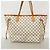 Borsa Tote Louis Vuitton Damier Azur Neverfull MM Bianco - vista 12
