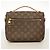 Borsa Louis Vuitton Monogram Pochette Metis MM Marrone - vista 10