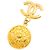 Spilla Chanel placcata oro D'oro
