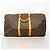 Louis Vuitton Brown Boston Monogram Keepall Bandoulière 55 Marrone - vista 12