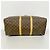 Borsa Boston Louis Vuitton Monogram Keepall 50 Marrone - vista 3