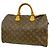 Borsa Louis Vuitton Monogram Speedy 35 Marrone
