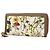 Portefeuille long Gucci Bamboo Flora Marron