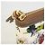 Portefeuille long Gucci Bamboo Flora Marron - vue 8