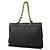 Borsa Tote Chanel in pelle d'agnello nera Nero