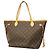 Louis Vuitton Monogram Neverfull MM Tote Bag Braun