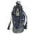 Borsa Louis Vuitton Monogram Satin Sequin Spotlight GM Nero Blu navy Monogramma - vista 4