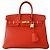 Hermès Birkin 25 Orange Poppy Leder