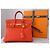 Hermès Birkin 25 Orange Poppy Leder - vue 3