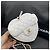 Borsa Chanel Love Bag in Pelle di Agnello Bianca Bianco - vista 3