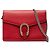 Borsa a tracolla Gucci Dionysus Portafoglio con catena Rosso