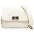 Borsa a tracolla con catena e portafoglio Chanel Matelassé Coco Mark Boy Bianco