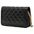 Chanel Coco Mark Matelassé Chain Wallet Schultertasche Schwarz - Ansicht 2