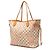 Borsa Tote Louis Vuitton Damier Azur Neverfull MM Tahiti Collection Rosa Bianco - vista 2