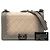 Borsa a tracolla con catena Chanel Coco Mark Boy Matelassé Beige - vista 8