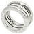 Bulgari Bvlgari B-Zero1 3-Band Ring in 18K Weißgold Golden
