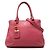 Borsa Prada Logo in pelle Vitello Daino rosa