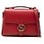 Borsa a mano Gucci Interlocking G in pelle rossa Rosso