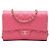 Borsa a tracolla portafoglio Chanel Matelassé Coco Mark Chain Rosa