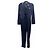 Mono Pierre Balmain azul marino abotonado