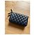 Chanel Gesteppte Clutch aus Marineblauem Leder - Ansicht 4