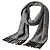 Sciarpa Missoni in misto lana grigia Nero Grigio