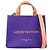 Louis Vuitton Shopper Leather Mini Porpora