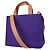 Louis Vuitton Shopper Leather Mini Porpora - vista 2