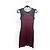 Vestido Maje burdeos con inserciones de malla