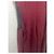 Vestido Maje burdeos con inserciones de malla - vista 12