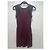 Vestido Maje burdeos con inserciones de malla - vista 6