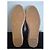 Espadrillas Chanel in tela nera e paglia Nero - vista 8