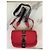 Borsa a tracolla in pelle rossa Love Moschino Rosso - vista 3