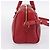 Saint Laurent Classic Baby Duffle Leather Rosso - vista 3