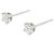 Tiffany & Co Orecchini a lobo Tiffany Solitaire in platino - vista 2
