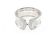 Cartier C2 Large Band Ring in Weißgold - Ansicht 2