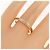 Anello Cartier Vendôme in oro rosa bianco e giallo 18K - vista 4