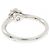 Anello Chanel Camélia in platino e diamante - vista 3