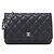 Portafoglio con catena Chanel Timeless Classic Line Nero