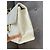 Timeless Chanel Classic Flap Maxi Jumbo in pelle bianca Bianco - vista 7