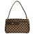 Borsa a tracolla Louis Vuitton Damier Aubagne Marrone