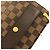 Borsa a tracolla Louis Vuitton Damier Aubagne Marrone - vista 4