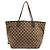 Borsa Louis Vuitton Damier Neverfull MM Marrone